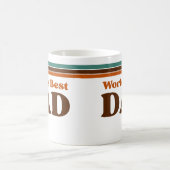 Bester Papa der Welt Kaffeetasse (Mittel)