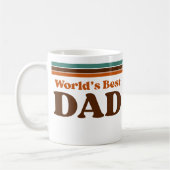 Bester Papa der Welt Kaffeetasse (Links)