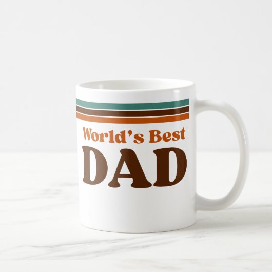 Bester Papa der Welt Kaffeetasse (Rechts)