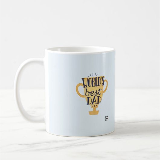 Bester Papa der Welt Kaffeetasse (Links)