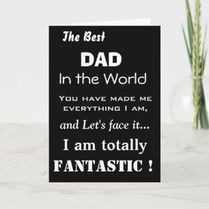 Bester Papa der Welt Lustige Vater Karte