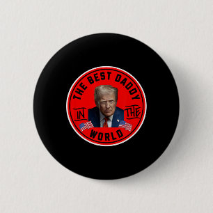 Bester Papa der Welt Lustiger Trump  Button