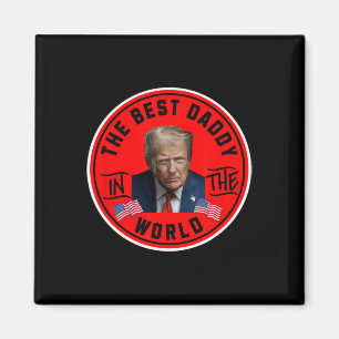Bester Papa der Welt Lustiger Trump Magnet