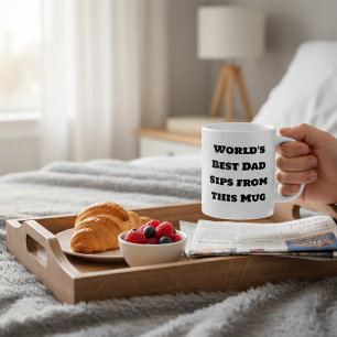 Bester Papa der Welt - Lustiger Vatertag Kaffeetasse