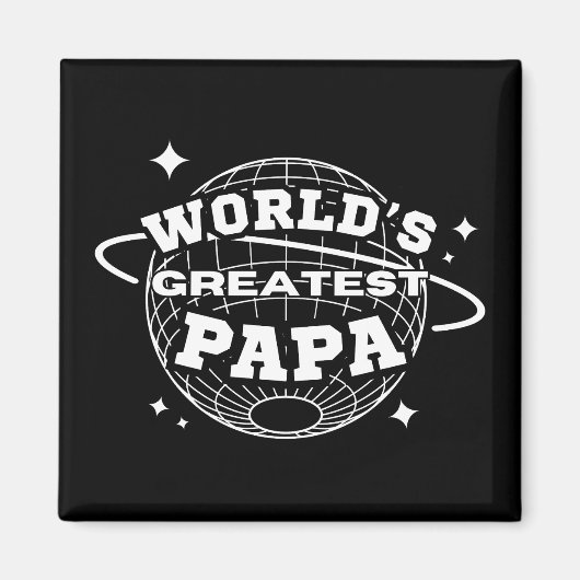 Bester Papa der Welt Magnet (Vorne)