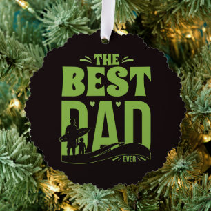 Bester Papa der Welt Ornament Karte