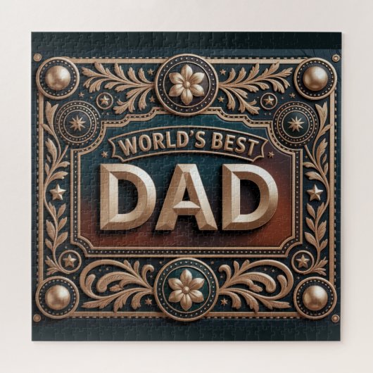 Bester Papa der Welt Puzzle (Horizontal)