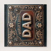 Bester Papa der Welt Puzzle (Vertikal)