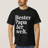 Bester Papa der Welt T-Shirt (Vorderseite)