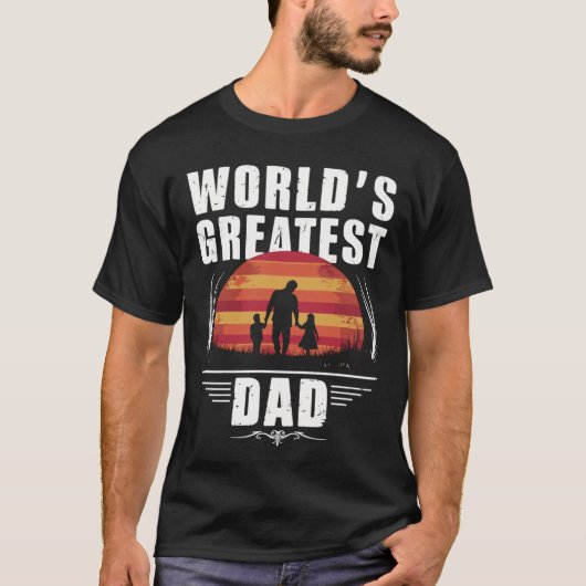 Bester Papa der Welt T-Shirt (Vorderseite)