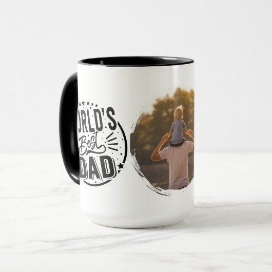 Bester Papa der Welt Tasse (Vorderseite Links)