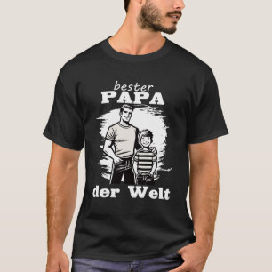 Bester Papa der Welt - Vater Sohn Design T-Shirt