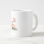 Bester Papa ever Kaffeetasse Jumbo-Tasse (Vorderseite Rechts)