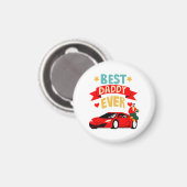 Bester Papa Ever Magnet (Vorderseite/Rückseite)
