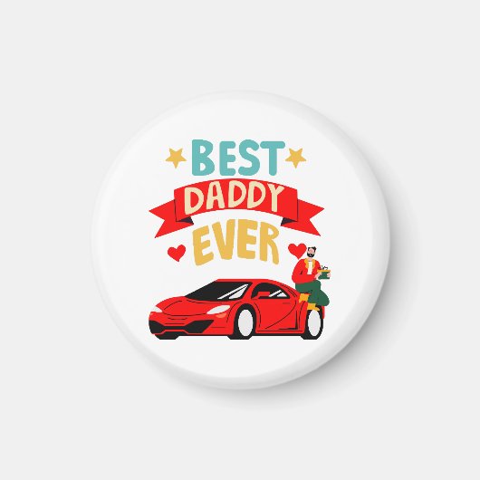 Bester Papa Ever Magnet (Vorne)