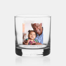 Bester Papa Ever Personalisiertes Foto Einfacher O