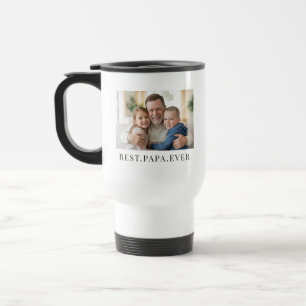 Bester Papa Ever Vatertag Geschenk Foto  Reisebecher