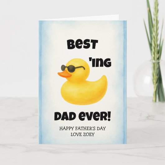 Bester Papa Ever | Vatertag Karte (Vorderseite)