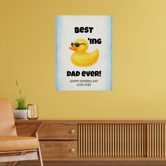 Bester Papa Ever | Vatertag Poster (Wohnzimmer 2)
