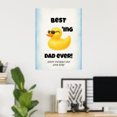 Bester Papa Ever | Vatertag Poster (Heimbüro)