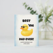 Bester Papa Ever | Vatertag Postkarte (Stehend Vorderseite)