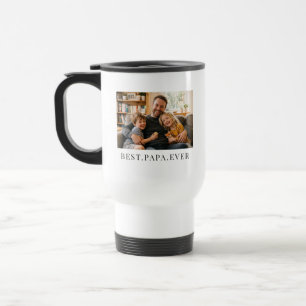 Bester Papa Ever Vatertagsgeschenk Foto Reisebecher