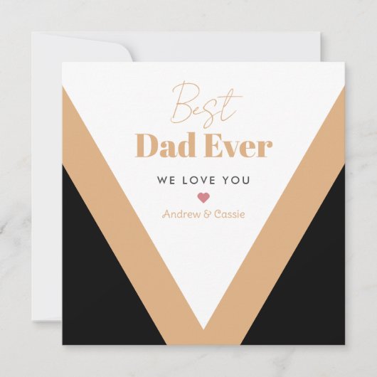 Bester Papa Feiertagskarte (Vorderseite)