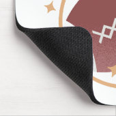 Bester Papa Football  Mousepad (Ecke)