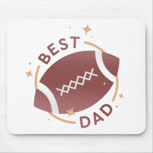 Bester Papa Football  Mousepad