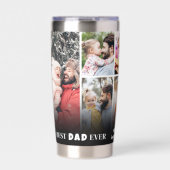 Bester Papa Foto Vater Thermobecher (Vorderseite)