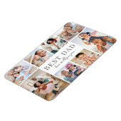 Bester Papa Fotocollage Magnet (Linke Seite)