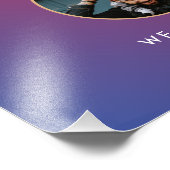 Bester Papa Fotodruck (Ecke)