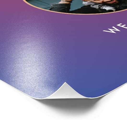 Bester Papa Fotodruck (Ecke)