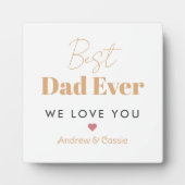 Bester Papa Fotoplatte (Vorderseite)