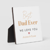 Bester Papa Fotoplatte (Vorderseite)