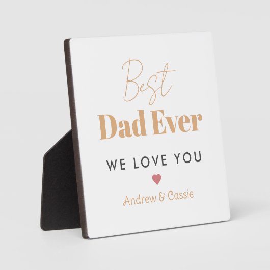 Bester Papa Fotoplatte (Vorderseite)