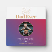 Bester Papa Fotoplatte (Vorderseite)