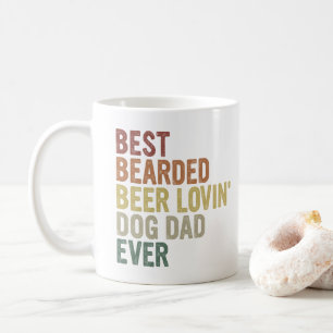 Bester Papa für einen Bart tragenden, Bier liebend Kaffeetasse