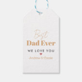 Bester Papa Geschenkanhänger (Vorderseite)