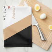 Bester Papa Geschirrtuch (Viertel Falte)