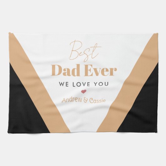 Bester Papa Geschirrtuch (Horizontal)