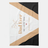 Bester Papa Geschirrtuch (Vertikal)