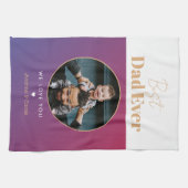 Bester Papa Geschirrtuch (Horizontal)