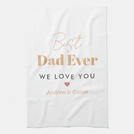 Bester Papa Geschirrtuch (Vertikal)