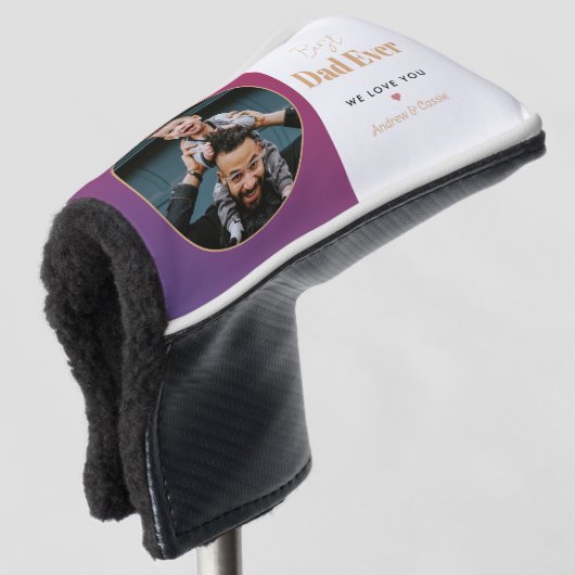 Bester Papa Golf Headcover (3/4 Vorderseite)