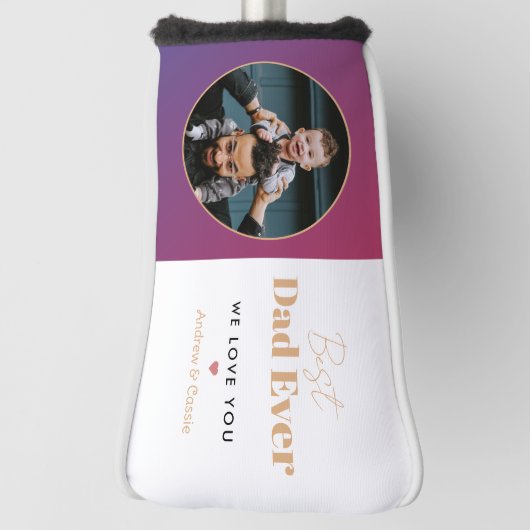 Bester Papa Golf Headcover (Rotieren 90)