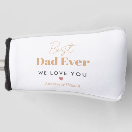 Bester Papa Golf Headcover (Vorderseite)