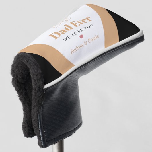 Bester Papa Golf Headcover (3/4 Vorderseite)