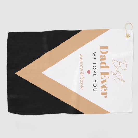 Bester Papa Golfhandtuch (Horizontal)