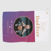 Bester Papa Golfhandtuch (Horizontal)